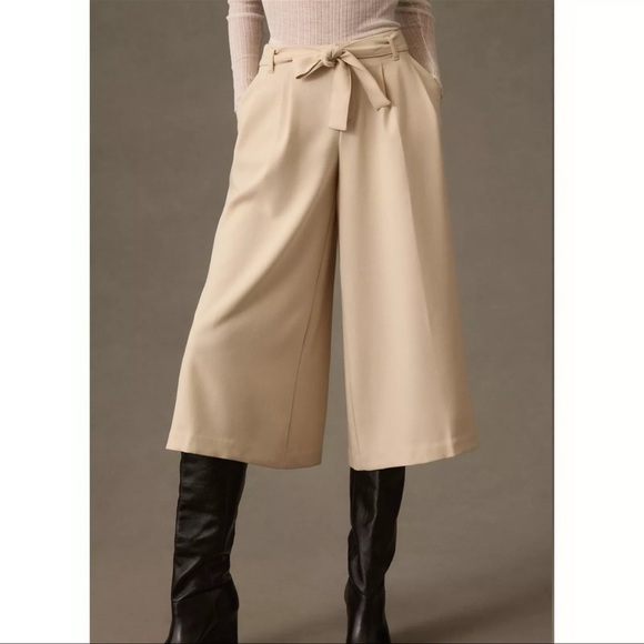 NWT Anthropologie Maeve Tie-Waist Culottes - Picture 3 of 13